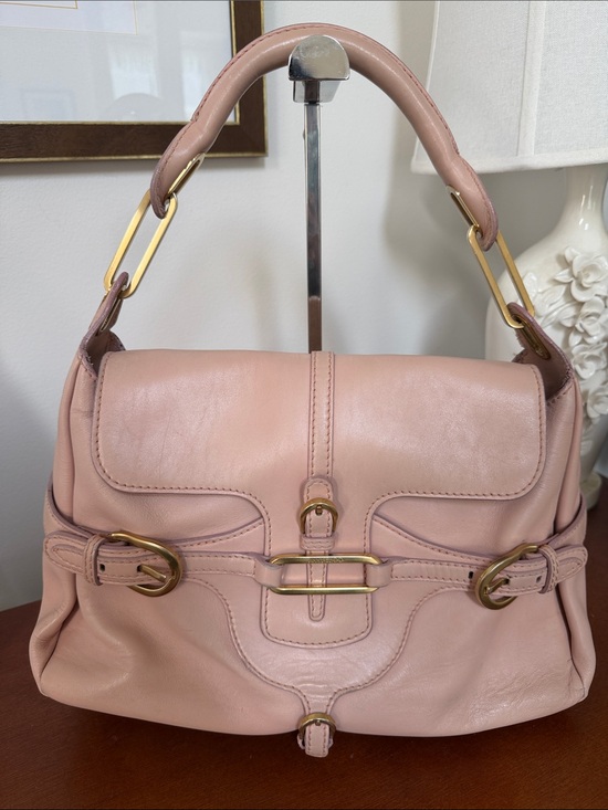 Jimmy Choo Handbags - Jimmy Choo Blush Pink Leather Shoulder Bag